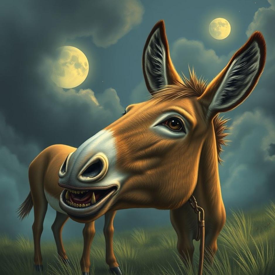 Dream : A donkey bite you in a dream
