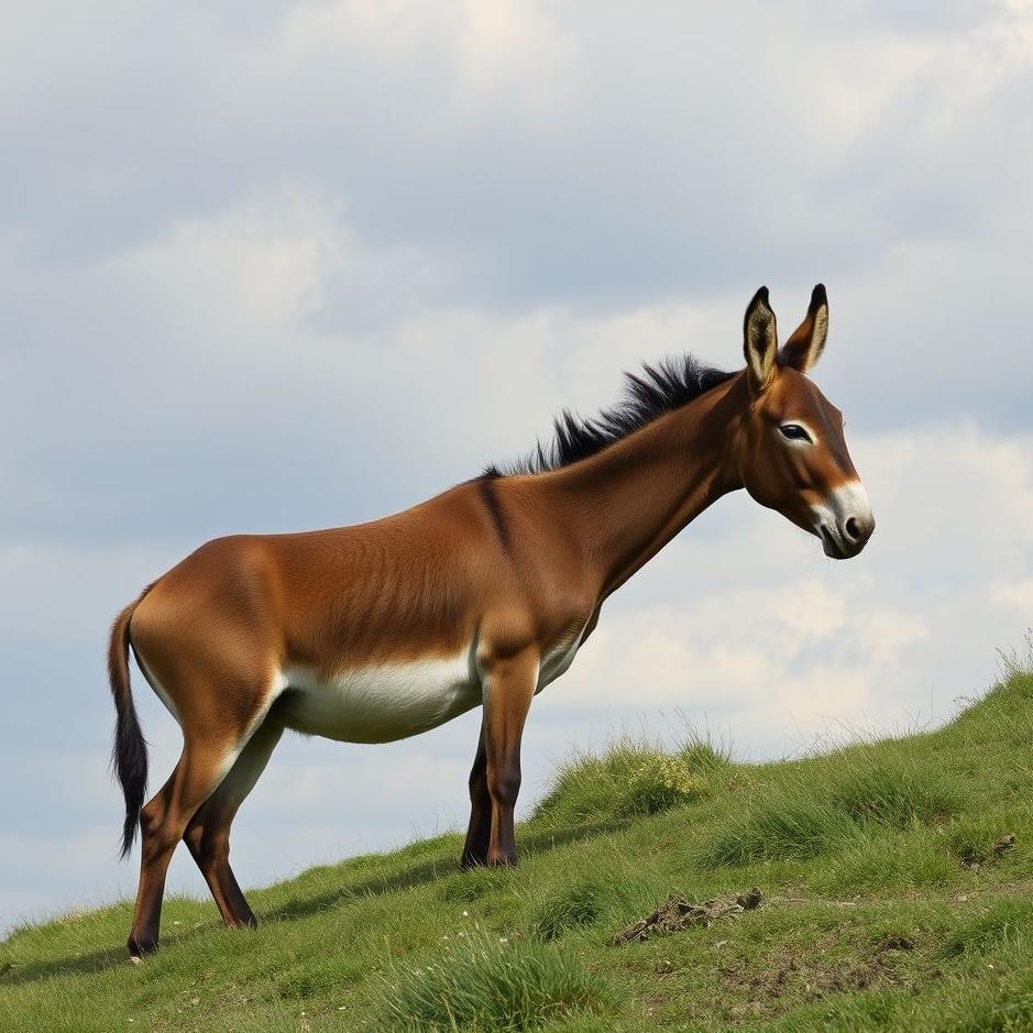 Dream : A donkey calving in a dream