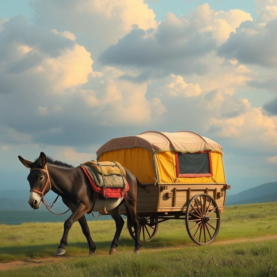 Dream : A donkey caravan in a dream