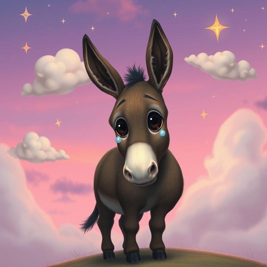 Dream : A donkey crying in a dream