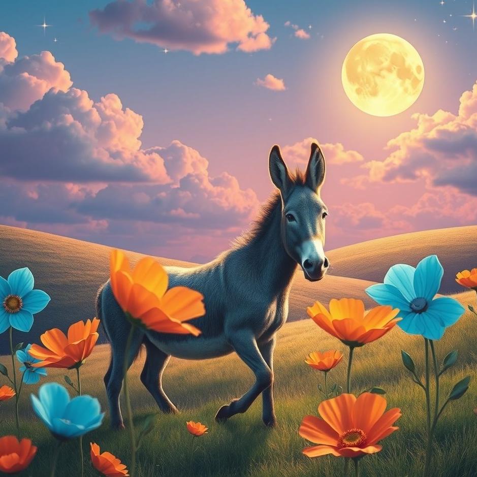 Dream Dictionary : A donkey lose in a dream