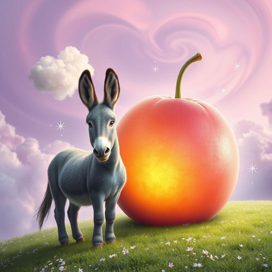Dream : A donkey plum in a dream