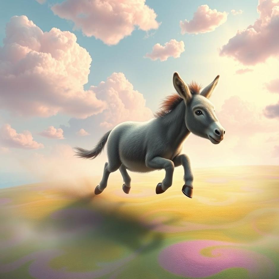 Dream : A donkey running away in a dream