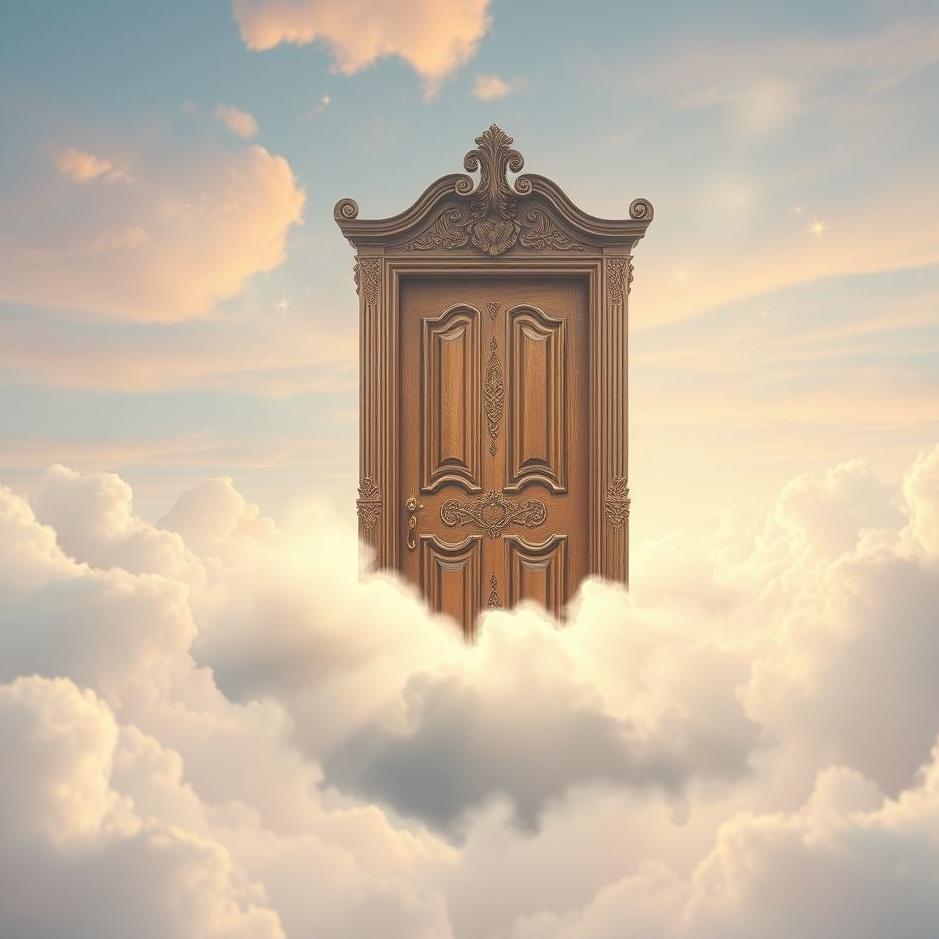 Dream : A door in the sky in a dream