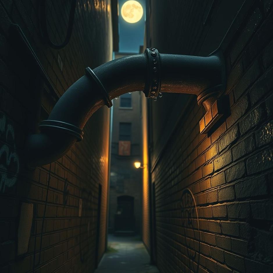 Dream : A drainpipe in a dream