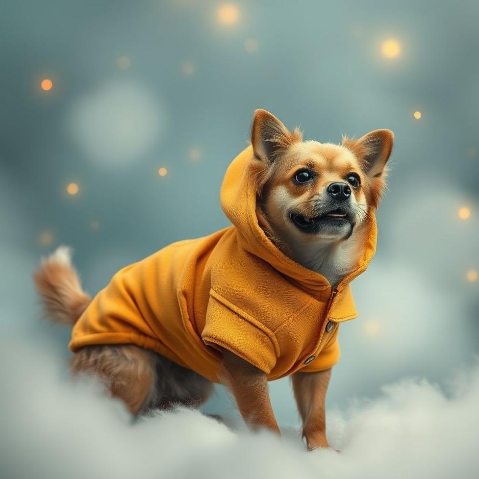 Dream : A dressed dog in a dream