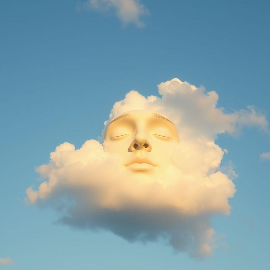 Dream : A face in the sky in a dream