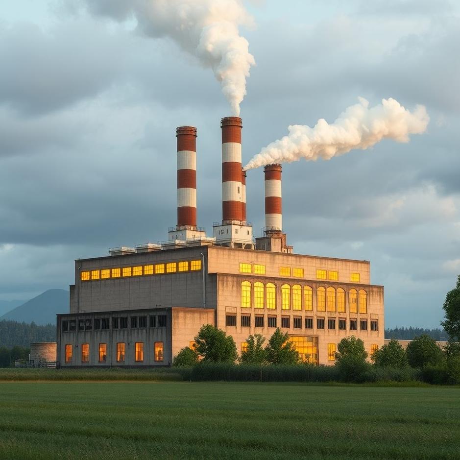 Dream : A factory building in a dream