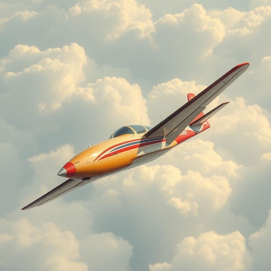 Dream : A fast-flying plane in a dream