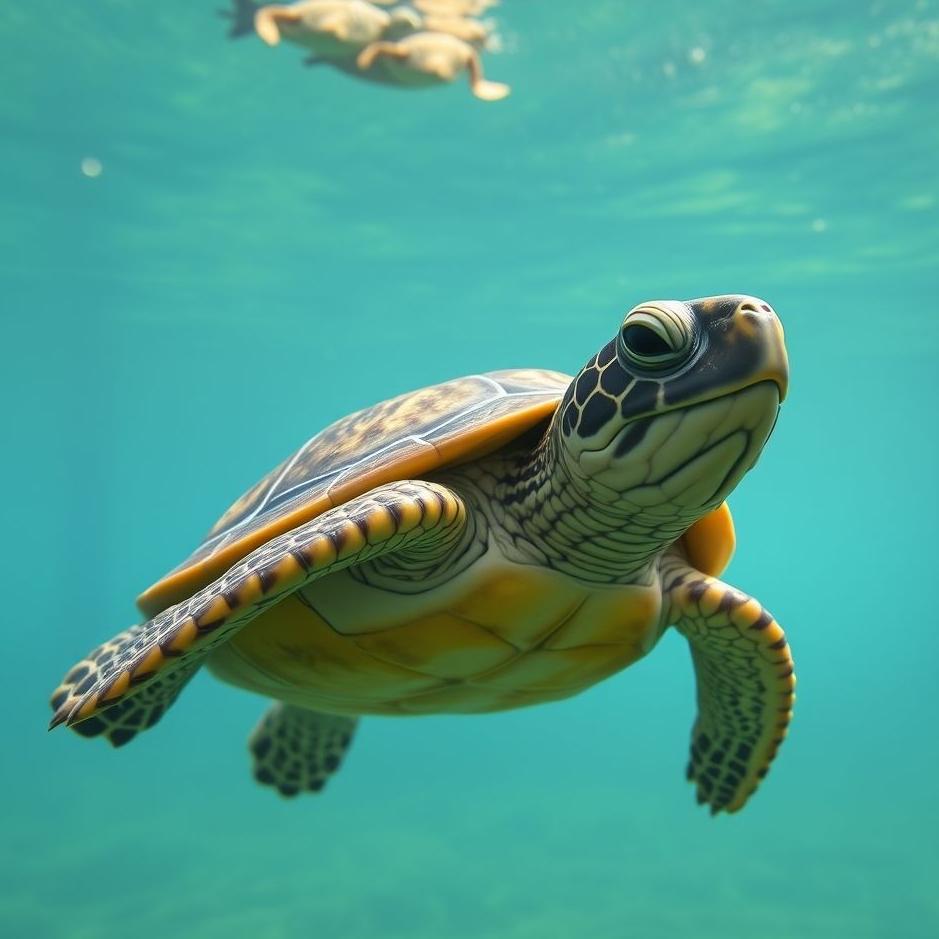 Dream : A fast turtle in a dream