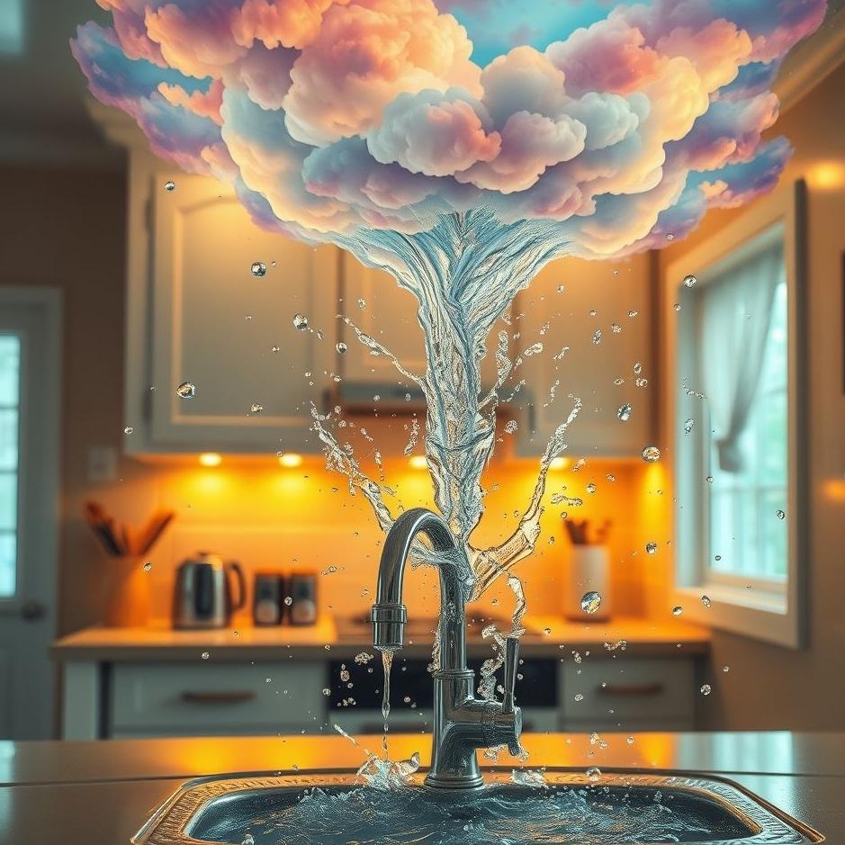 Dream Dictionary : A faucet burst at home in a dream