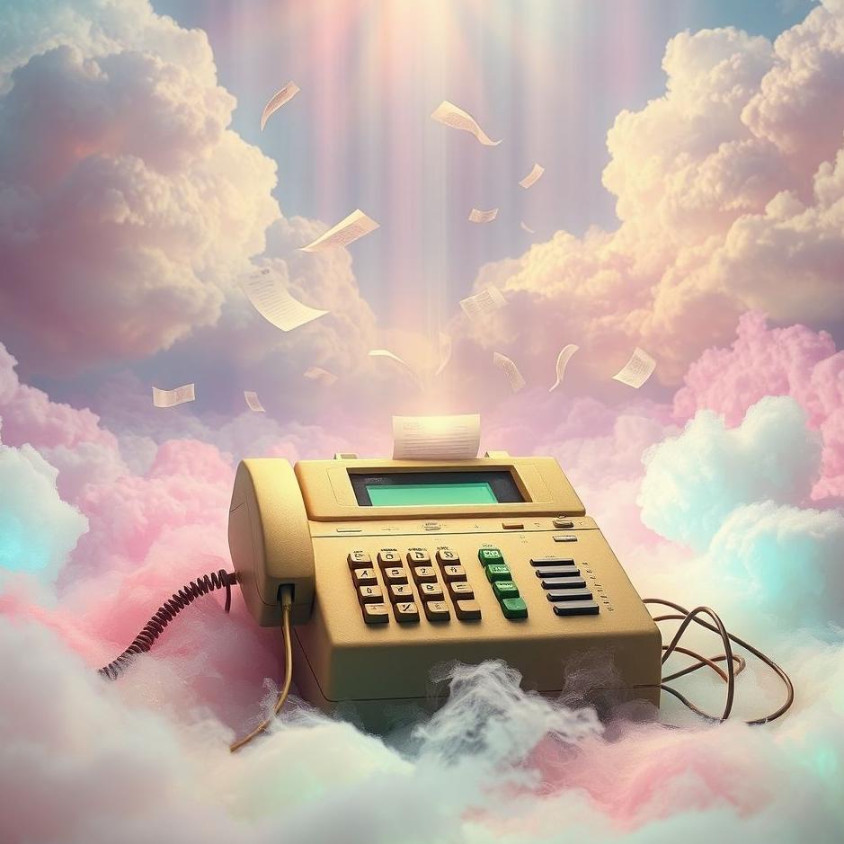 Dream : A fax machine in a dream