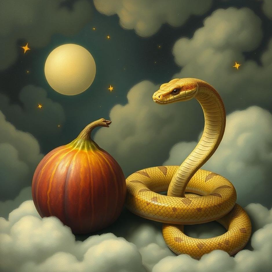 Dream : A fig and a snake in a dream