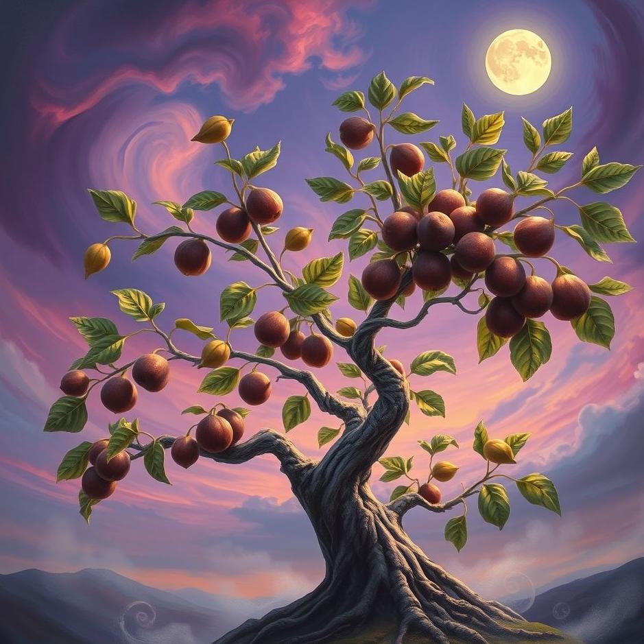 Dream : A fig and walnut tree in a dream