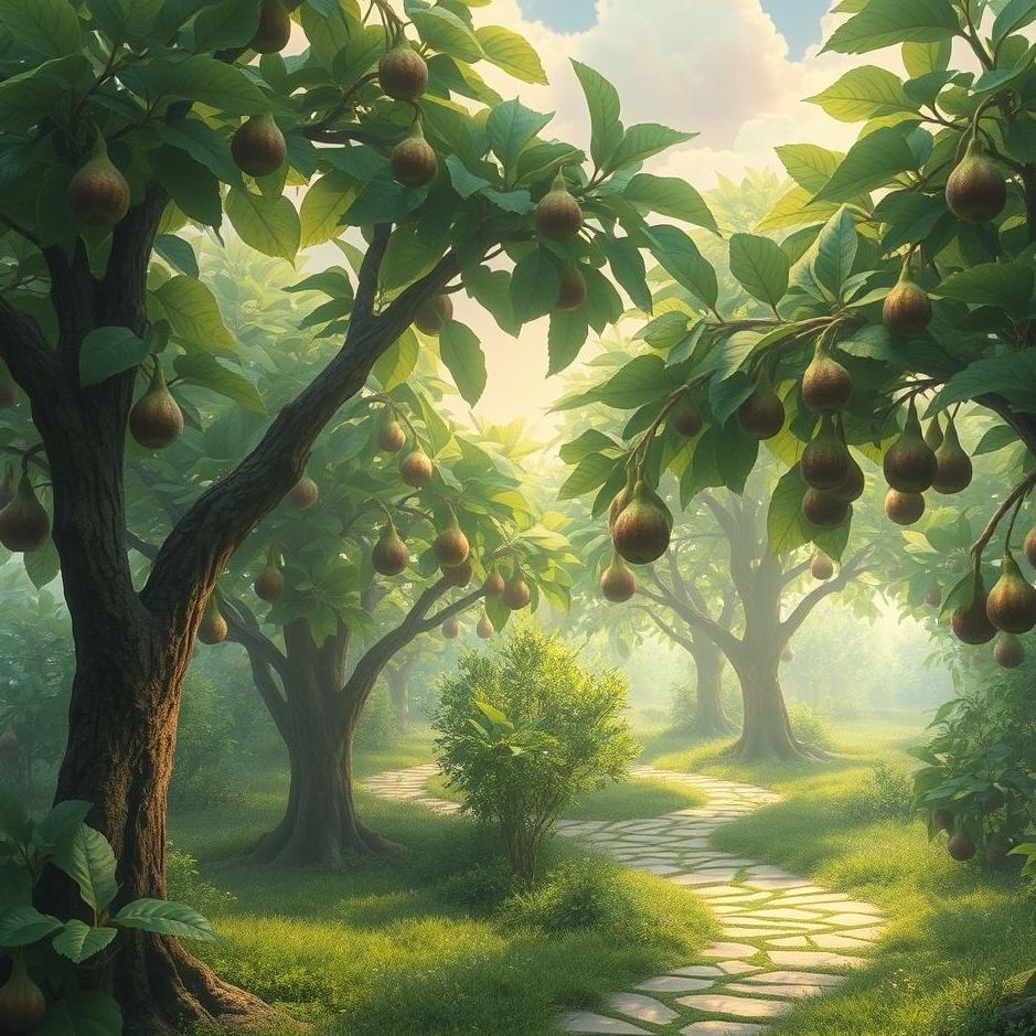 Dream : A fig garden in a dream