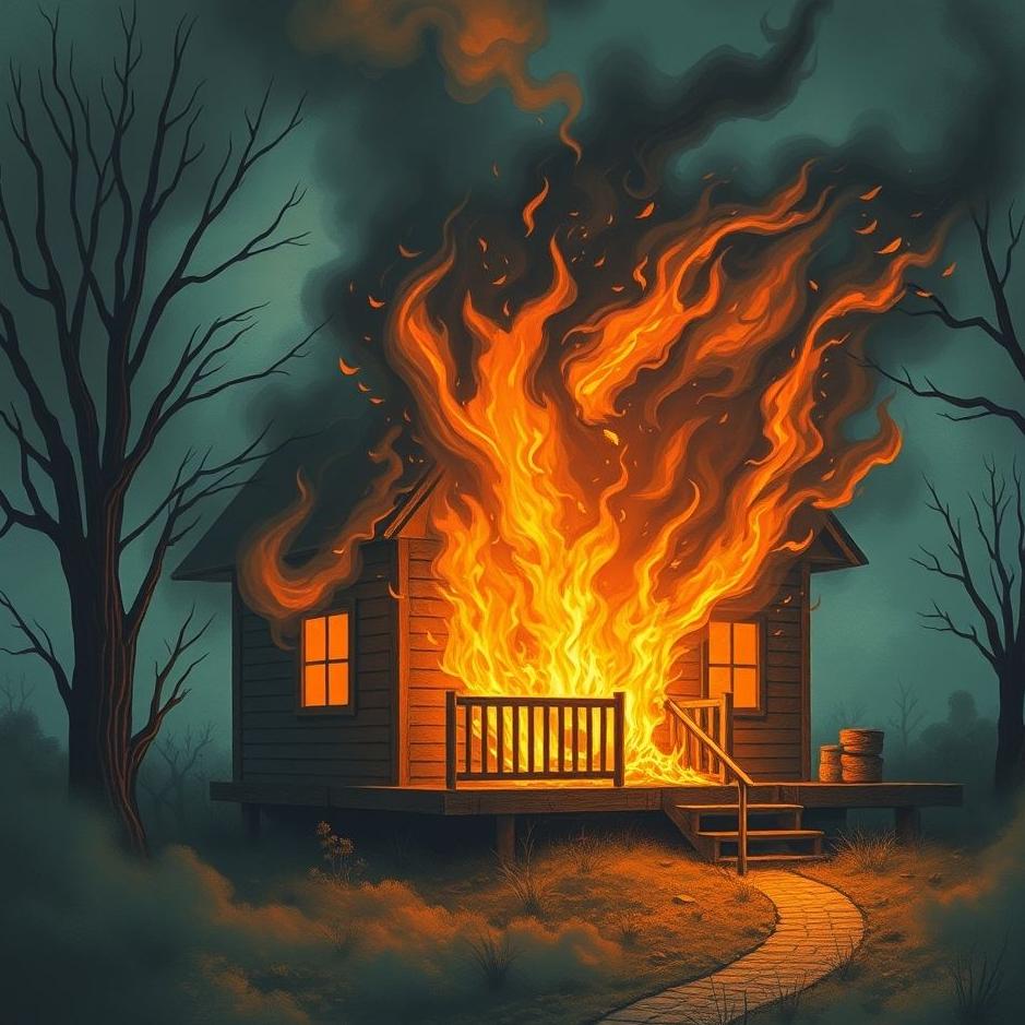 Dream : A fire in the house and escaping in a dream