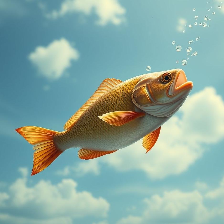 Dream : A fish falling from the sky in a dream