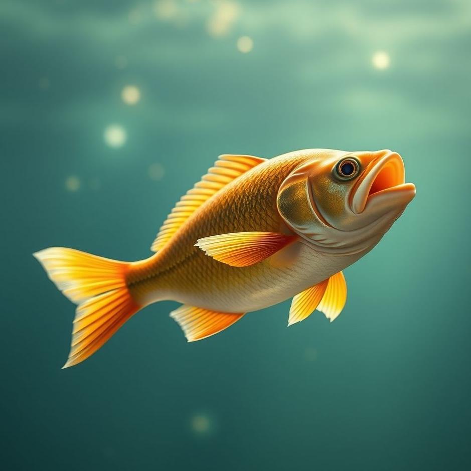 Dream : A fish flying in the air in a dream