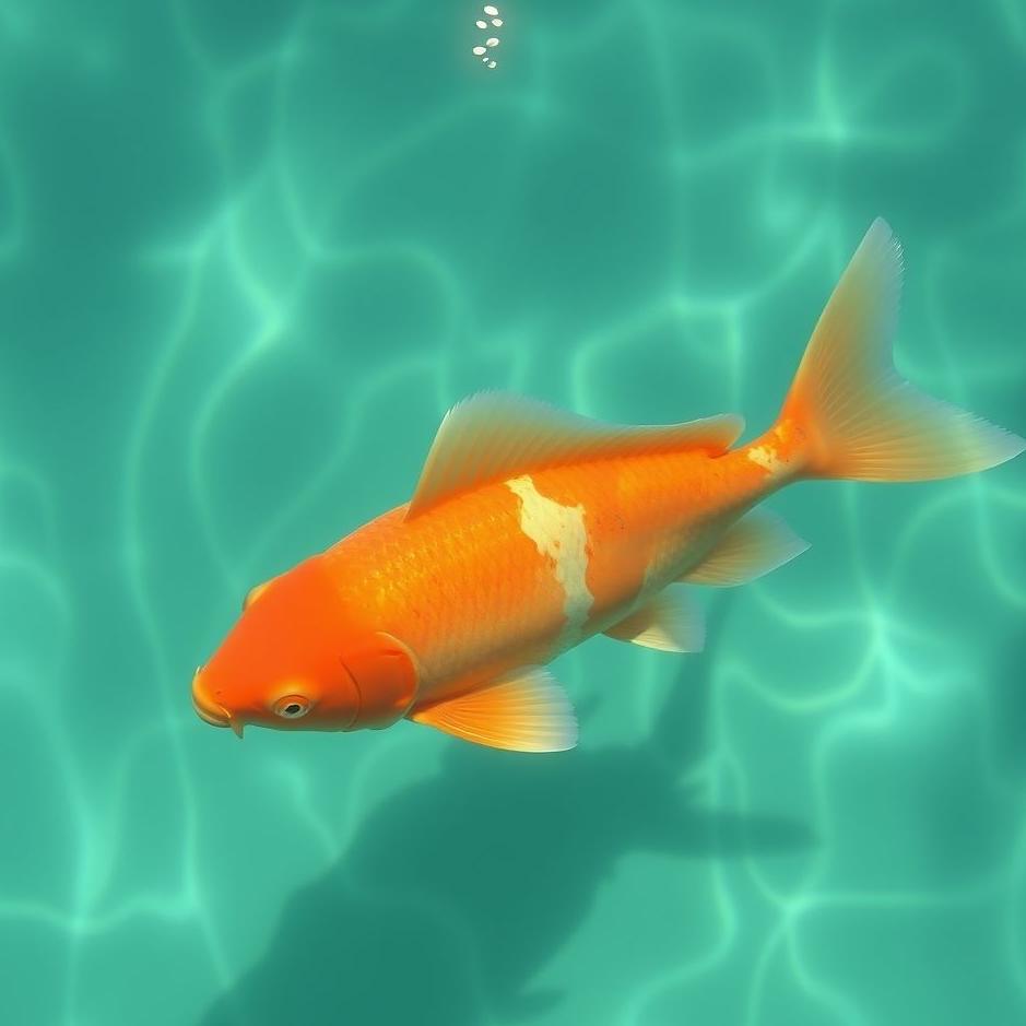 Dream : A fish in a pool in a dream