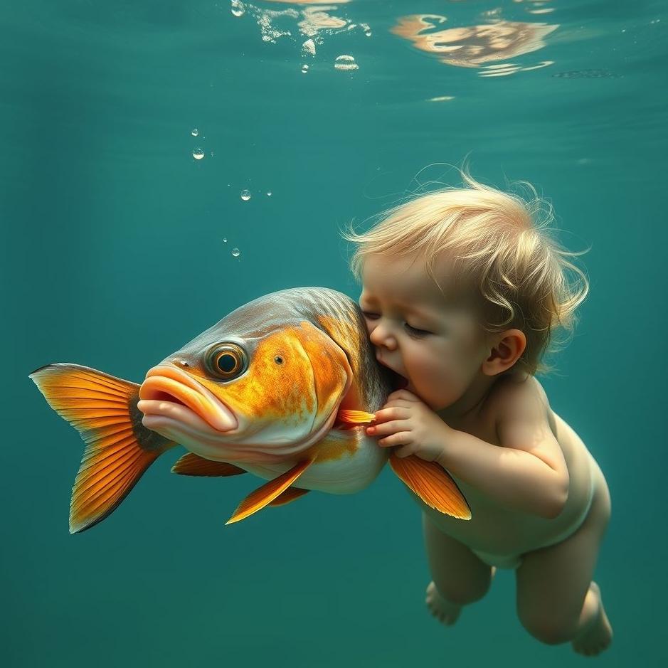 Dream : A fish swallowing a child