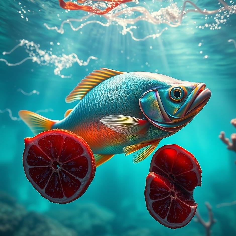 Dream : A fish with meat in a dream