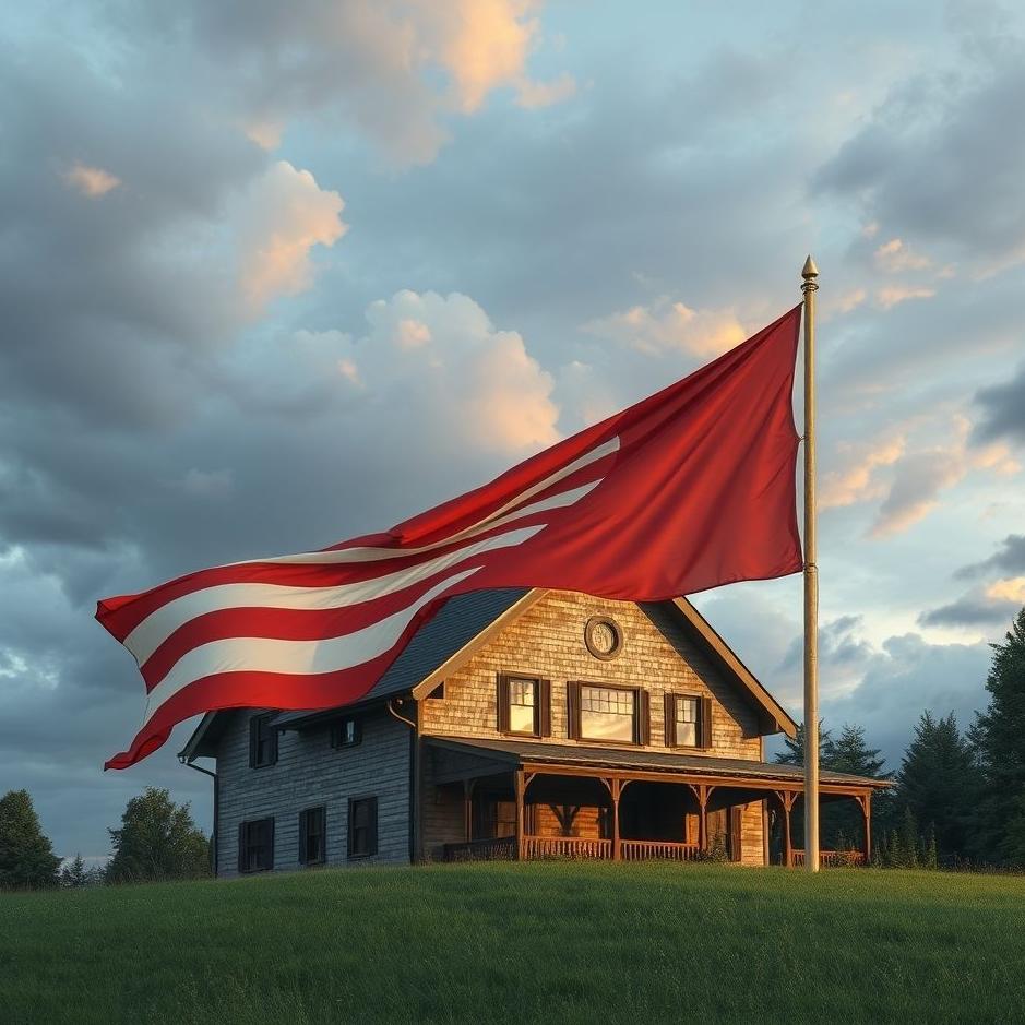 Dream : A flag in your house in a dream