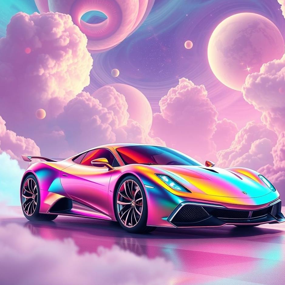 Dream : A flashy car in a dream