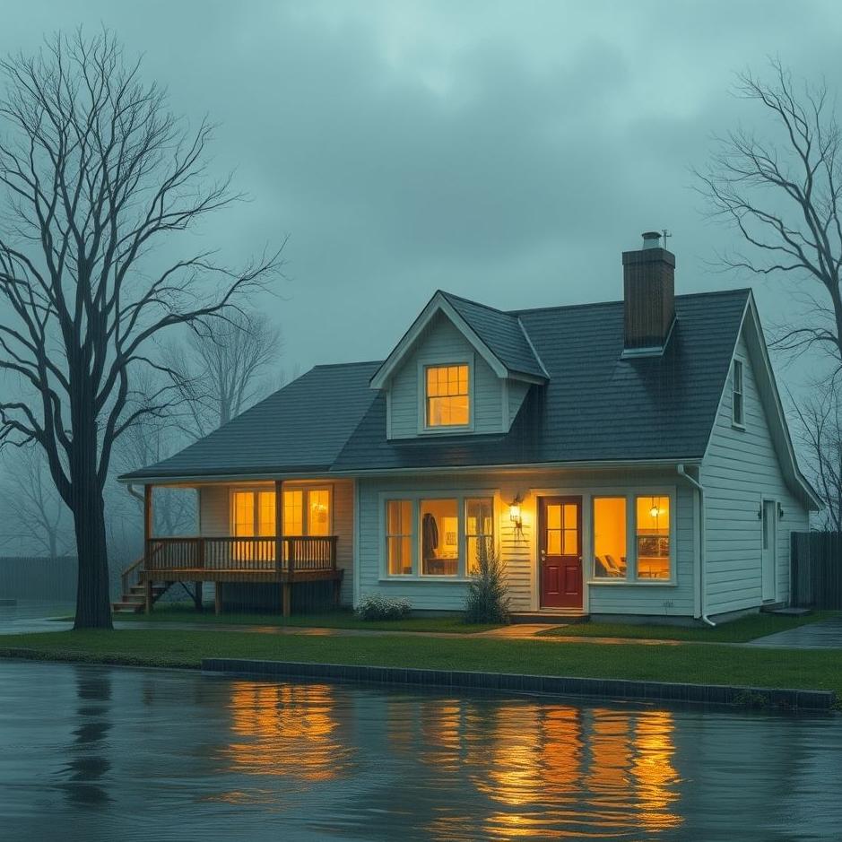 Dream : A flood at home in a dream