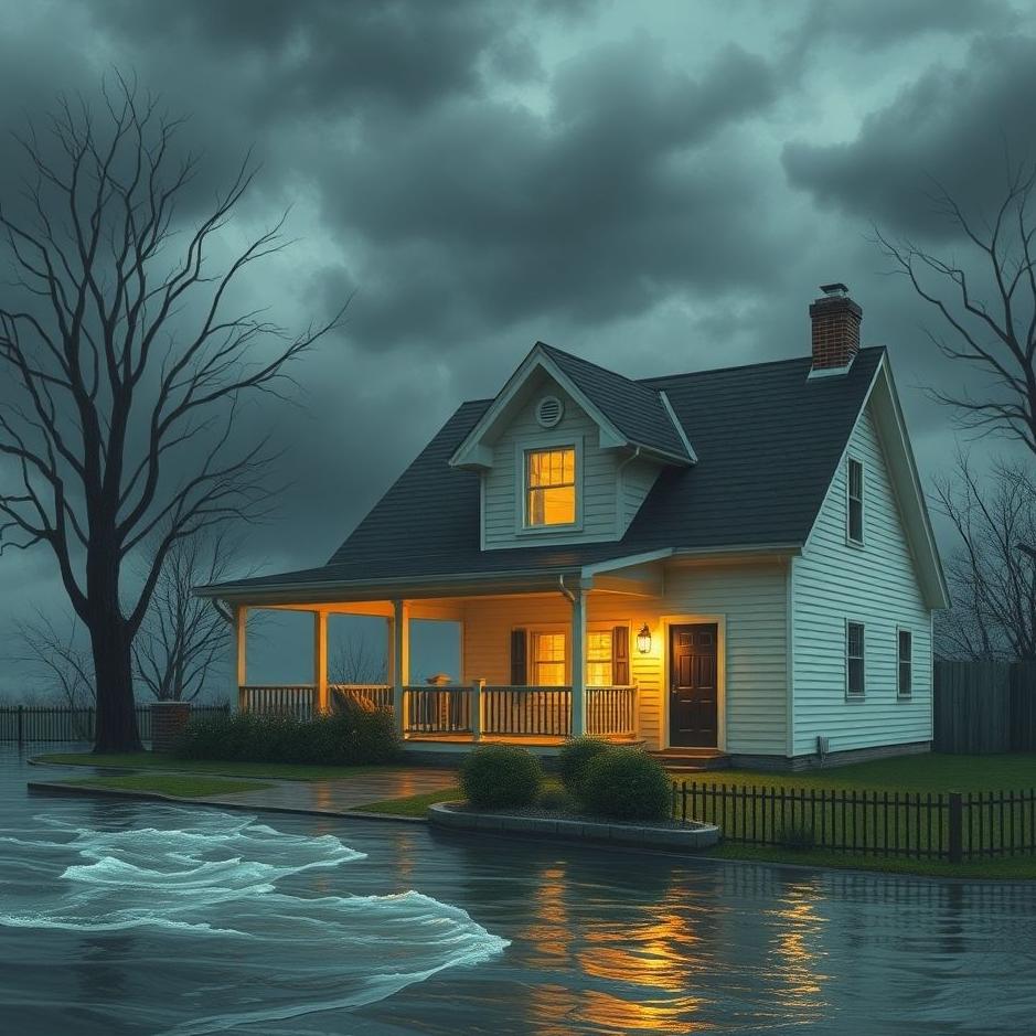Dream : A flood coming to your house in a dream