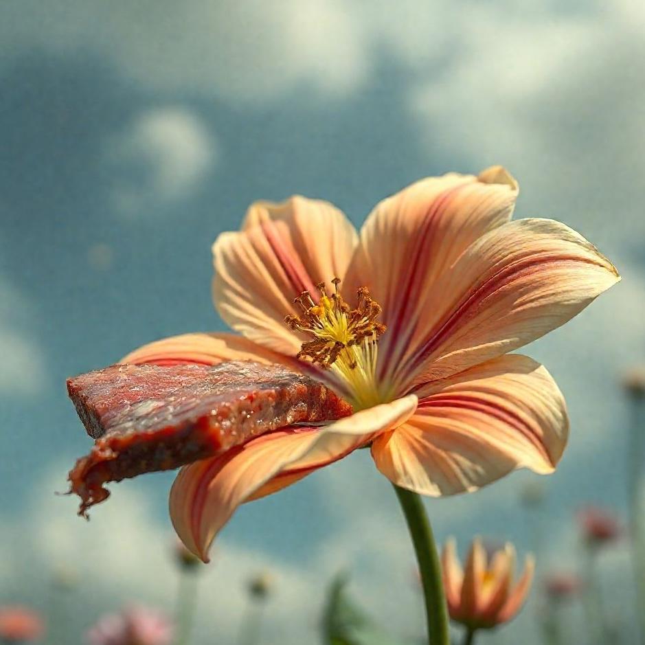 Dream : A flower that eats meat in a dream