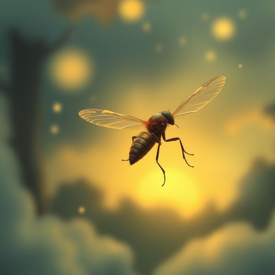 Dream Dictionary : A flying insect at home in a dream