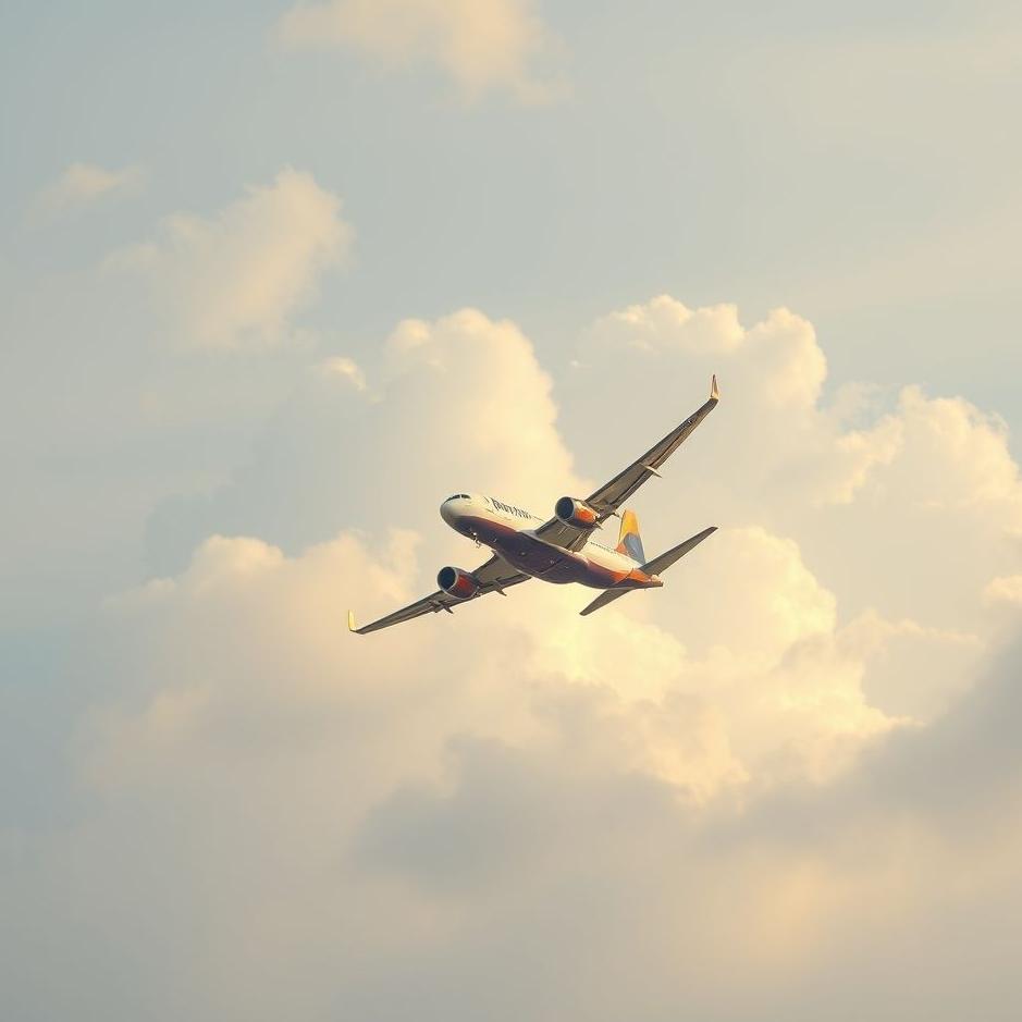 Dream : A flying plane in the air in a dream