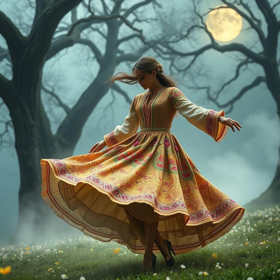 Dream : A folklore costume in a dream
