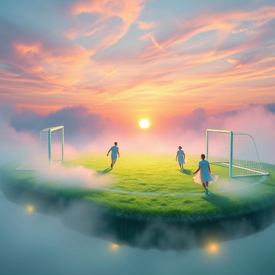 Dream : A football pitch in a dream