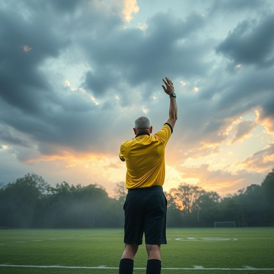 Dream : A football referee in a dream