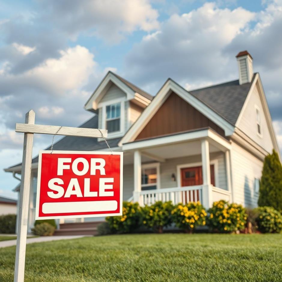 Dream Dictionary : A for sale sign hanging on a house in a dream