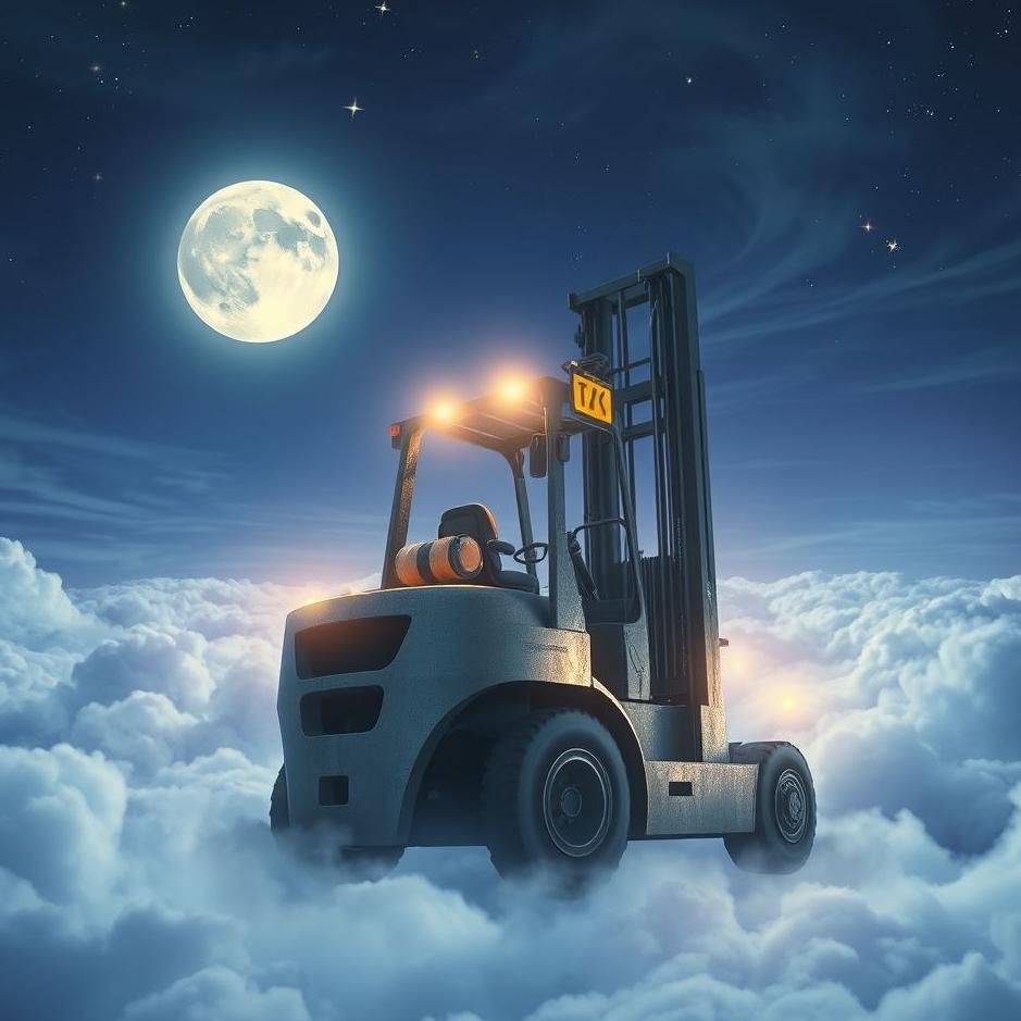 Dream : A forklift in a dream