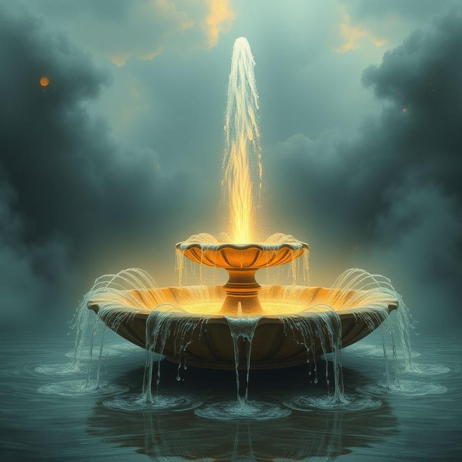 Dream : A fountain of tears in a dream