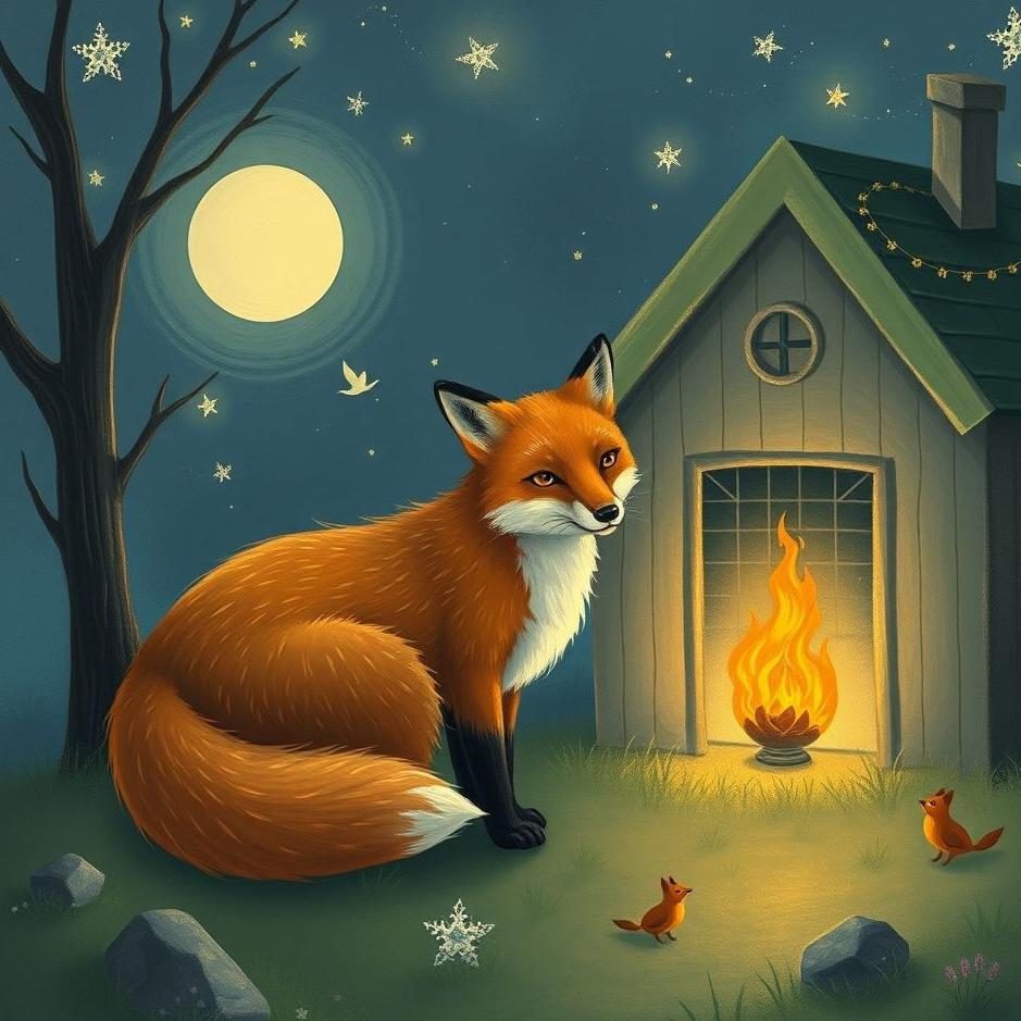 Dream : A fox at home in a dream