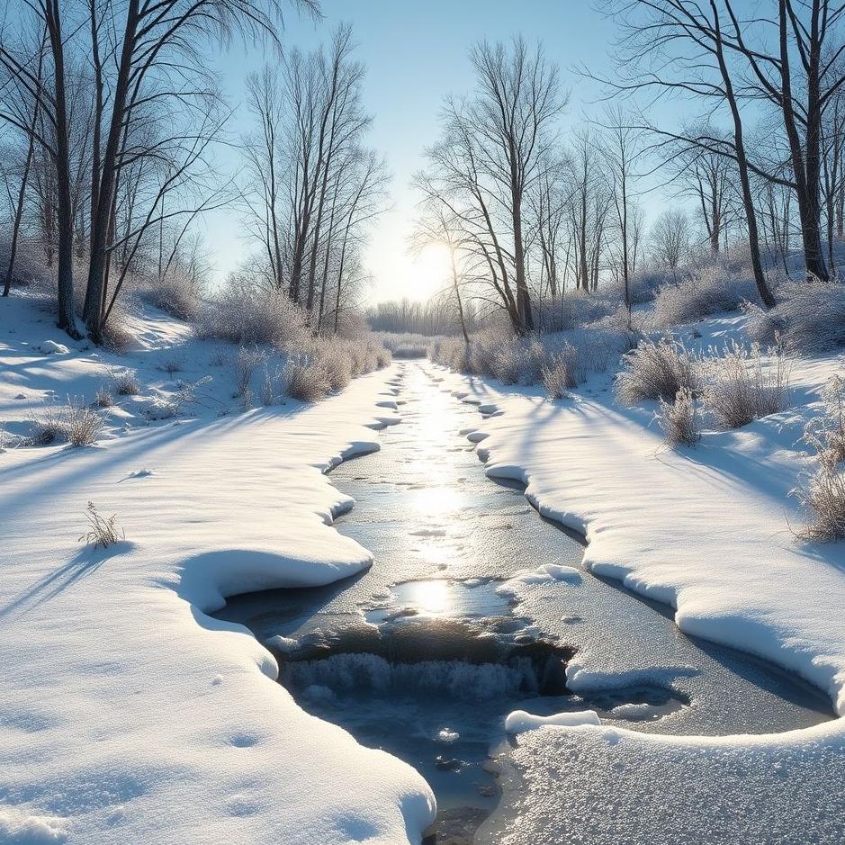 Dream : A frozen stream 