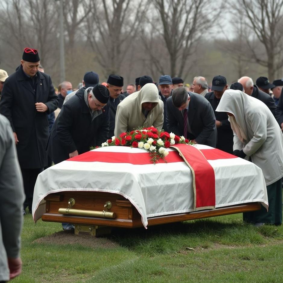 Dream : A funeral burial 