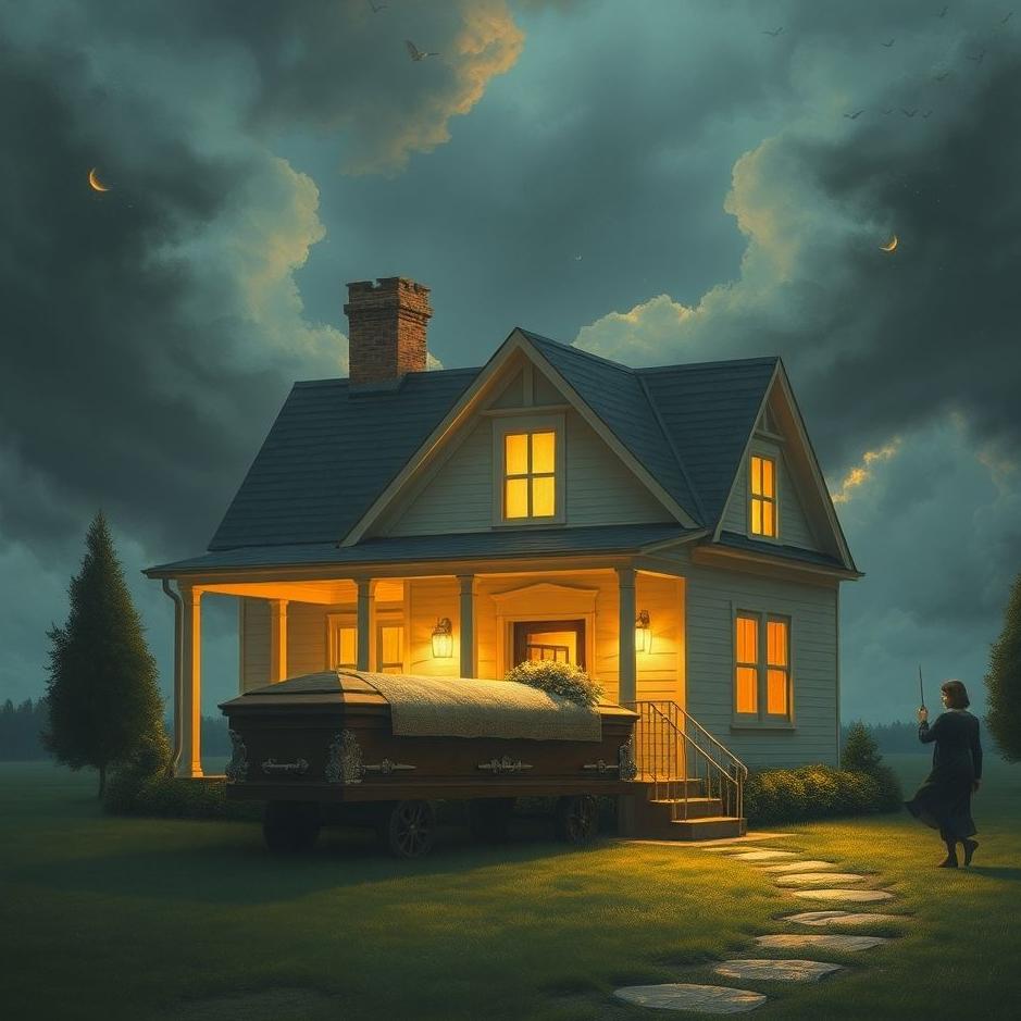 Dream : A funeral coming to your house in a dream