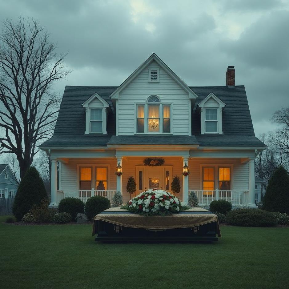 Dream : A funeral in front of the house in a dream