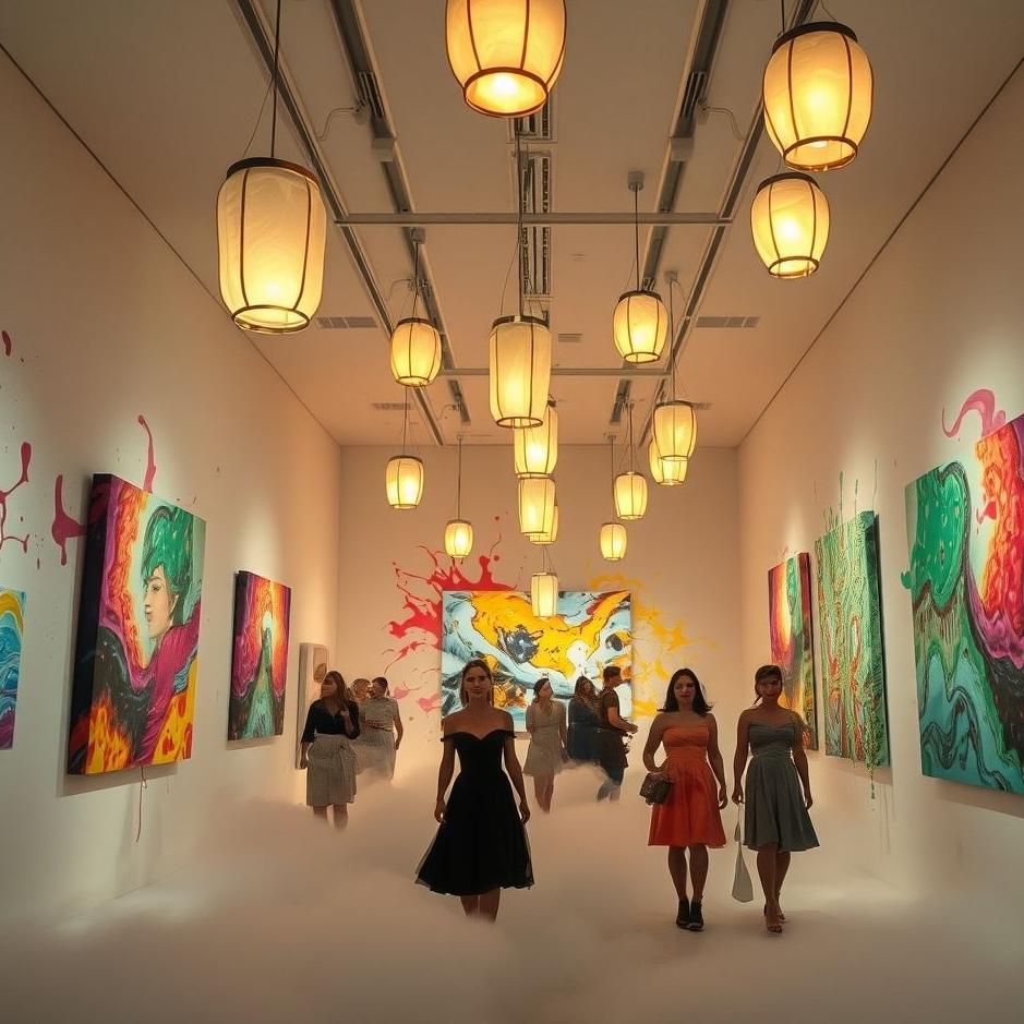 Dream : A gallery in a dream