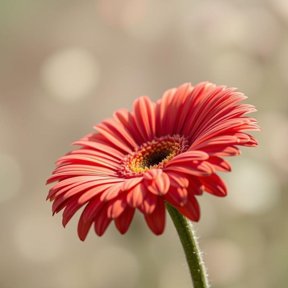 Dream : A gerbera flower in a dream