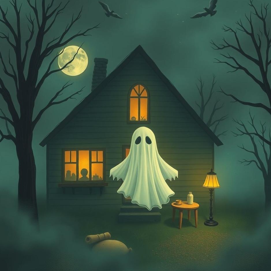 Dream : A ghost at home in a dream