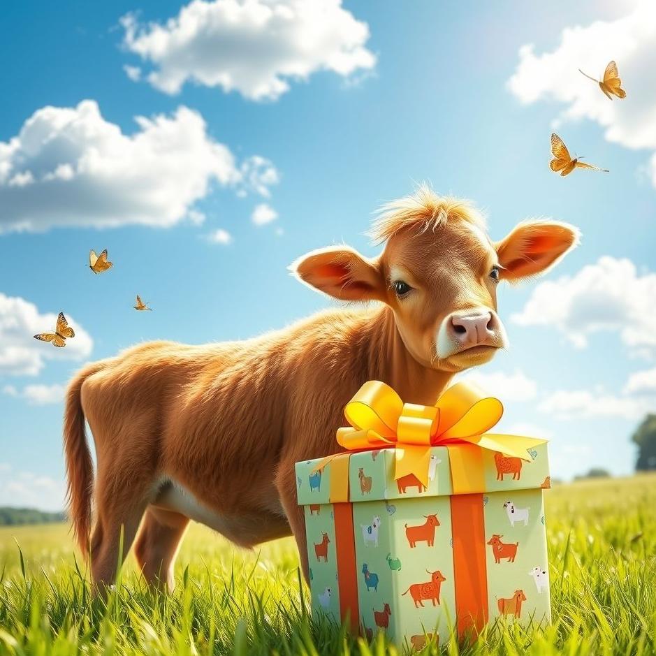 Dream : A gift for a calf 