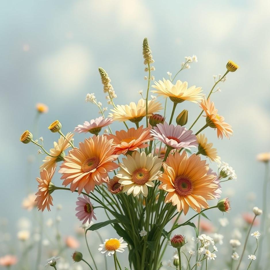 Dream : A gift of flowers in a dream