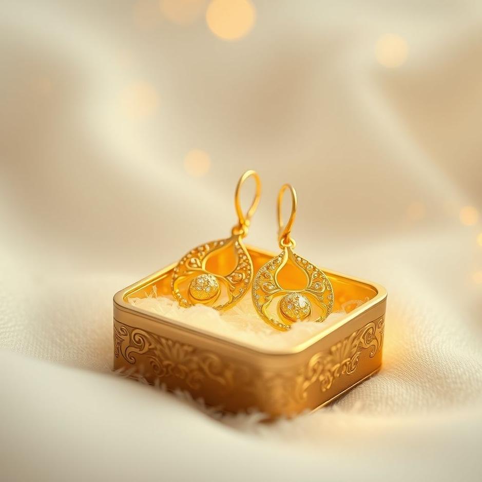 Dream : A gift of gold earrings in a dream