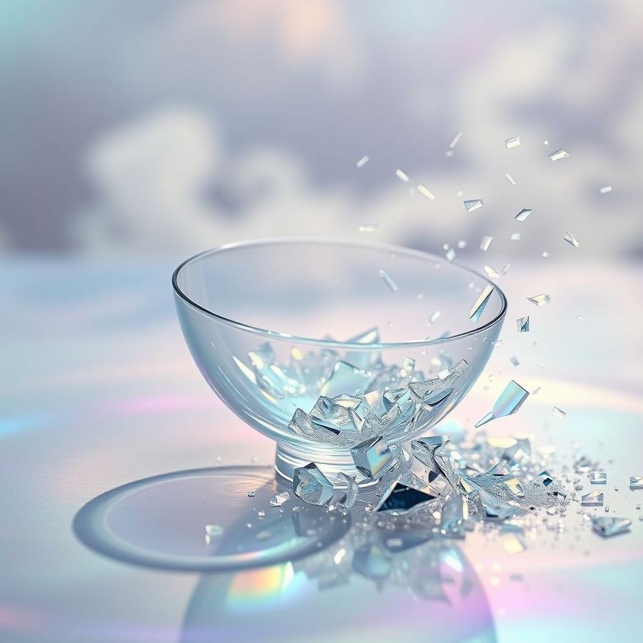 Dream : A glass bowl breaking in a dream